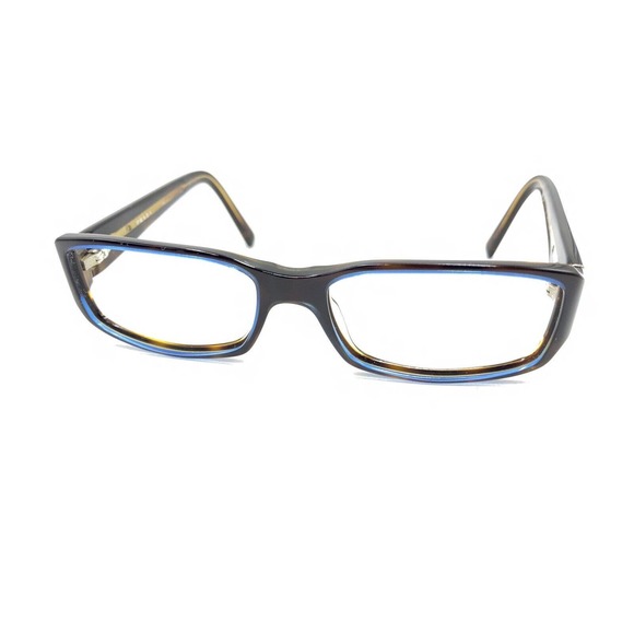 Prada VPR 02M ZXH-1O1 Brown Blue Tortoise Eyeglasses Frames 54-16 140 Italy - Picture 8 of 12